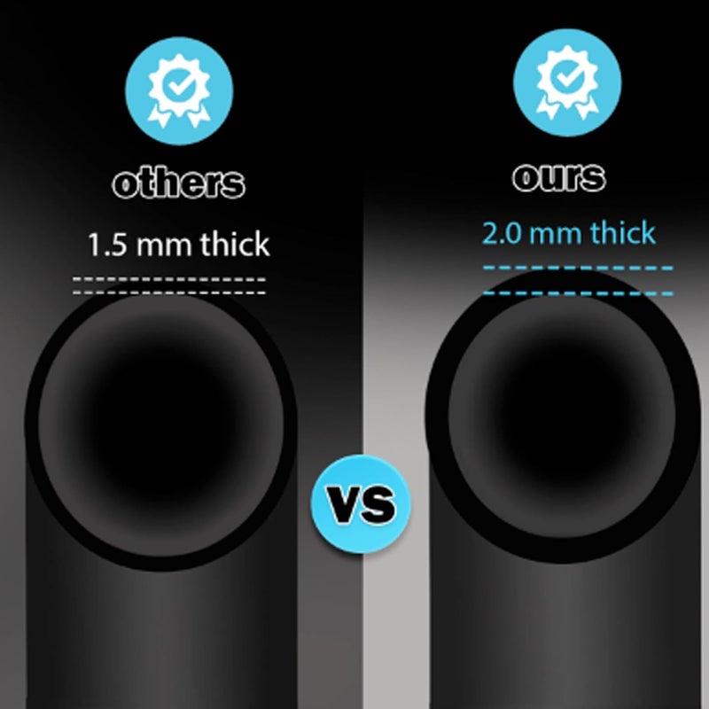 TOCBEUU 10X2.125 Inch Inner Tube for Electric Scooter: 50/75-6.1 Replacement Inflated Tires, 10X2 Rubber Tyre for Gotrax G4& Turboant X7 Pro& Segway Ninebot F25/F30/F40/F65& Hiboy S2/S2R Plus/ S2 MAX Black - Image 3